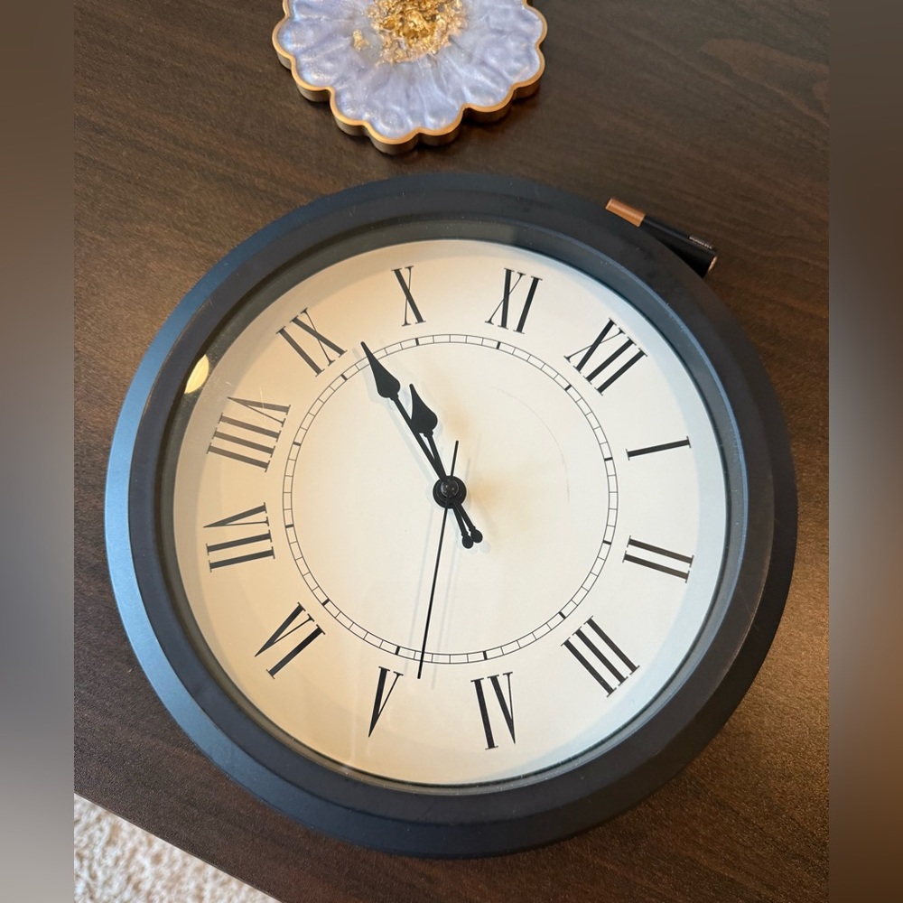 Classic Black Wall Clock